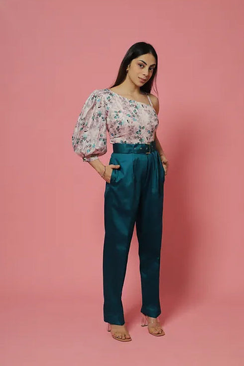 Myra Print Coord Set With Formal Trousers